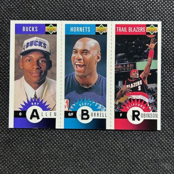 Upper Deck Other - 1996-97 Upper Deck Collectors Choice Mini #M136 Ray Allen RC Rookie Card Bucks